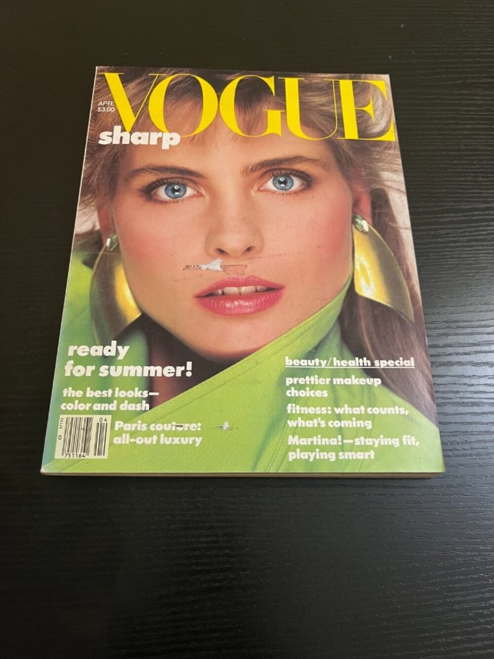Vogue Mag April 1985 Kim Alexis Renee Simonsen Paulina Porizkova Lee Radziwill
